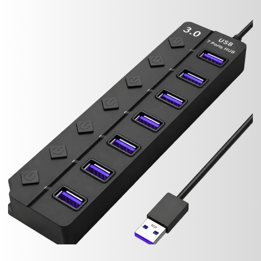 Hub USB 3.0 Com 7 Portas
