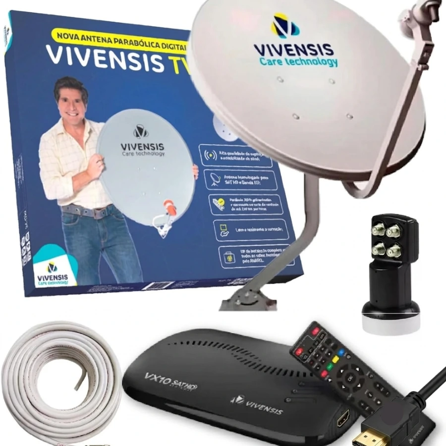 Kit Parabólica Digital Vivensis