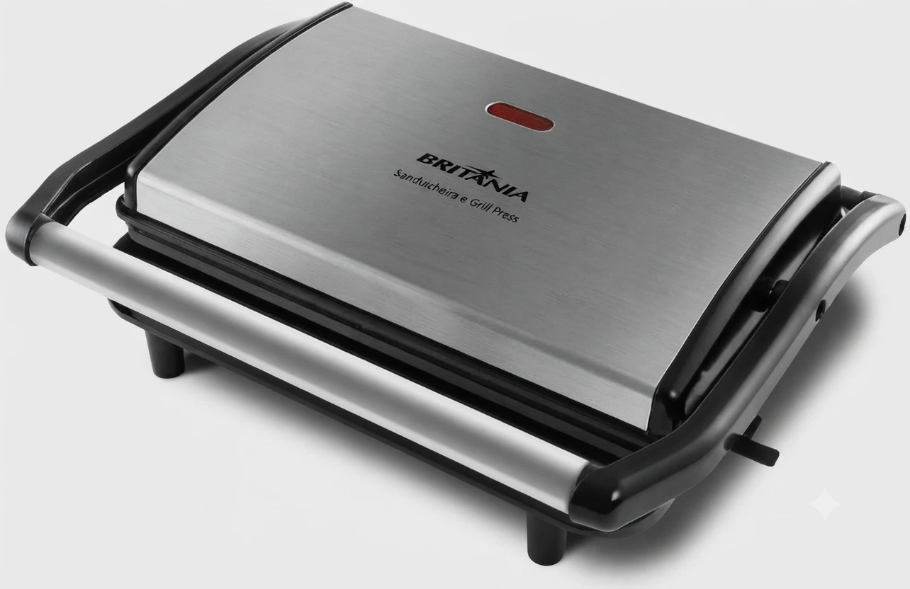 Sanduicheira Grill Britânia Press BGR27I